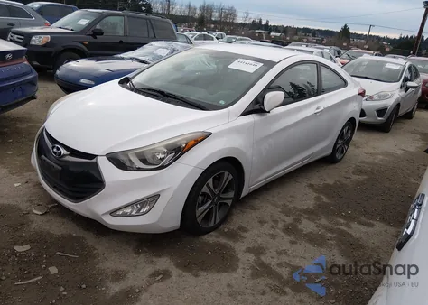 2014 Hyundai Elantra z USA, uszkodzony, nr VIN KMHDH6AH7EU024311